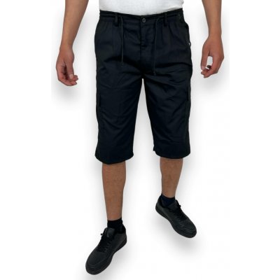 Baty pánské plátěné 3/4 kalhoty Černá – Zboží Dáma