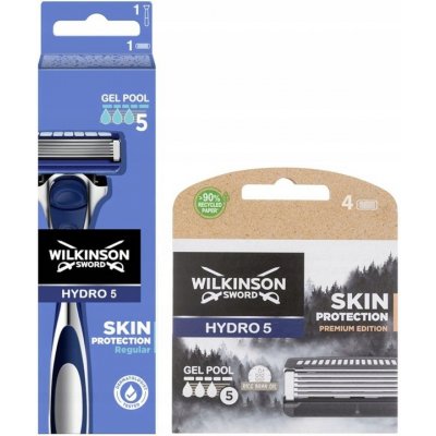Wilkinson Hydro 5 Skin Protection + 4 ks hlavic – Zboží Mobilmania