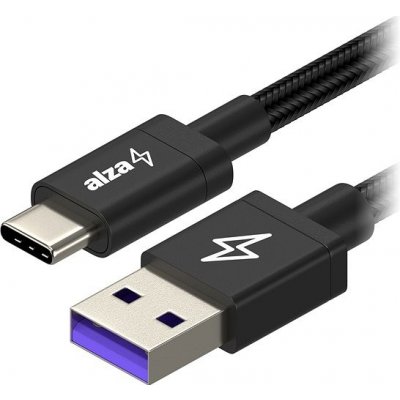 AlzaPower APW-CBTC0091B RapidCore USB-A to USB-C 100W Huawei Super Charge, 1m, černý