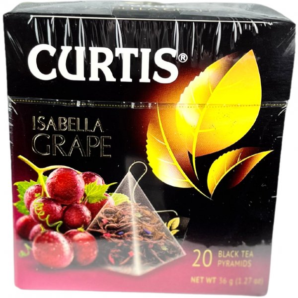 Čaj Curtis černý čaj Isabella Grape pyramidy 18ks