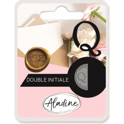 Aladine pečetidlo oboustranná iniciála Q – Zboží Dáma