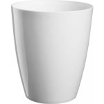 Plastkon Ornella květináč Bílá 15 cm – Zboží Mobilmania