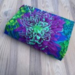 Obal na knihu Chryzantémy fialové L1625 – Zboží Dáma