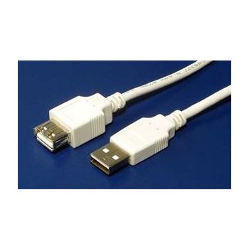 Value 11.99.8949 USB 2.0 A-A, 1,8m, bílý/šedý