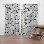 Sablio Závěs Oblázky: 2ks 140x250cm – Hledejceny.cz