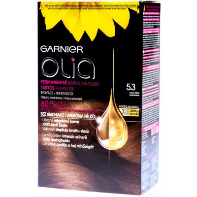 Garnier Olia 5.3 zlatá hnědá barva na vlasy