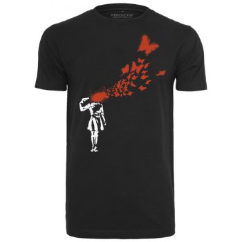 Mr. Tee Banksy Butterfly Tee black