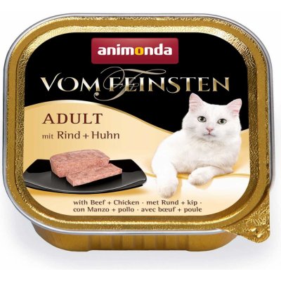 Animonda Vom Feinsten Adult hovězí, kuřecí 32 x 100 g – Sleviste.cz