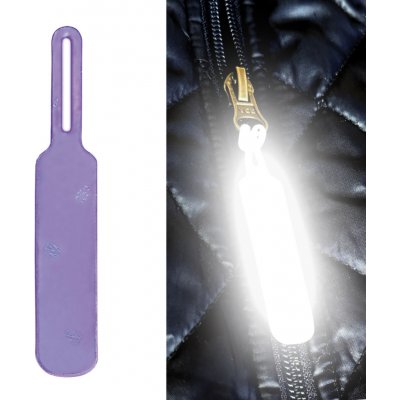 3M Reflexní taháček na zip - fialový – Zbozi.Blesk.cz