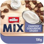 Müller Mix Choco Waffles slazený jogurt se smetanovou příchutí 130 g – Zboží Dáma