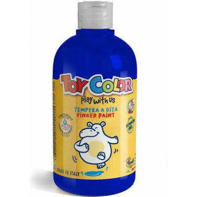 Toy Color prstová barva 500 ml modrá – Zbozi.Blesk.cz