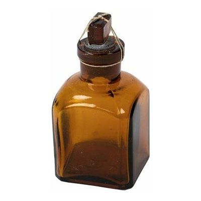 Láhev skleněná hranatá s broušeným hrdlem 30ml HNĚDÁ 820294-30 – Hledejceny.cz