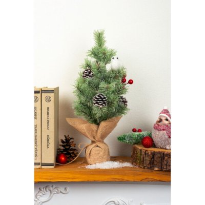 MagicHome vánoční stromek, zdobený, přírodní, 36 cm – Hledejceny.cz