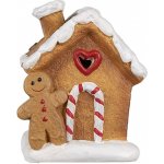 Clayre & Eef Keramická perníková chaloupka s perníčkem Gingerbread House - 11*7*16 cm - Clayre & Eef – Hledejceny.cz