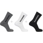 Salomon Everyday Crew 3-Pack LC2086200 black white med grey melange – Zboží Dáma