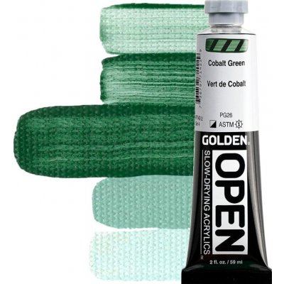 Golden Artist Colors Open akrylová barva cobalt green 59 ml – Hledejceny.cz