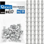 GEKO Nýtovací matice M6 (1,0–3,0) hliníkové, 50 ks - G02911F – Zboží Mobilmania