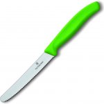 Victorinox Nůž na rajčata zelený zoubkatý 11cm