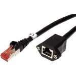Goobay 21.92.0251 FTP, patch, prodlužovací kat. 6, RJ45 M-F, 1m, černý – Zboží Živě