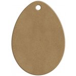 Dřevěný výřez k dekoraci Gomille, závěsný, 4,3x6 cm - Vajíčko, mini – Zboží Mobilmania
