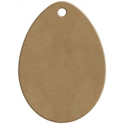 Dřevěný výřez k dekoraci Gomille, závěsný, 4,3x6 cm - Vajíčko, mini – Zboží Mobilmania