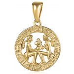 JVD Stříbrný pozlacený gravírovaný přívěsek znamení SVLP0713XH2GOBL BLÍŽENEC – Sleviste.cz