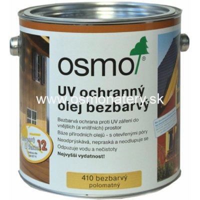 Osmo 410 UV ochranný olej Extra 0,125 l Bezbarvý – Zboží Mobilmania
