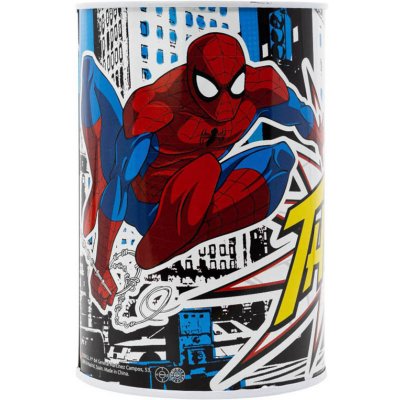 STOR Pokladnička Spiderman Streets kovová XL II. jakost promáčknutí – Zboží Mobilmania