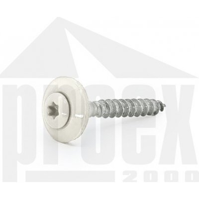 Šroub klempířský nerez 4,5x35mm, bílý RAL9010, T20 – Hledejceny.cz