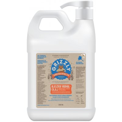 Grizzly Salmon Oil Plus pro psy 2000 ml – Hledejceny.cz