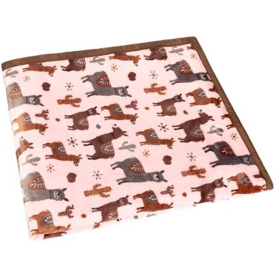 ELLA dětská přikrývka Lama růžová – Sleviste.cz