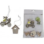 Velikonoční dekorace k zavěšení, 5 ks D6901 – Zboží Dáma