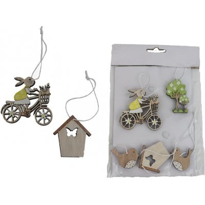 Velikonoční dekorace k zavěšení, 5 ks D6901 – Zboží Dáma