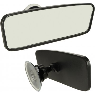 Širokoúhlé zpětné zrcátko s přísavkou 20 cm – Sleviste.cz