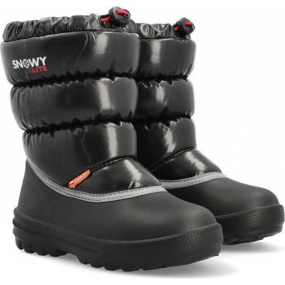 Demar dětské sněhule SNOWY B 1212B zateplené ovčí vlnou černé – Zboží Mobilmania