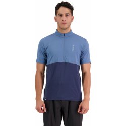 MONS ROYALE CADENCE HALF ZIP T blue slate/midnight