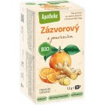 Apotheke Mediate BIO Zázvor s citronem a mátou čaj 20 x 1,5 g – Hledejceny.cz