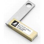 SHINWA Nerezový mini úhelník s robustní mosaznou základnou 45 mm – Zboží Mobilmania