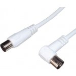 PremiumCord TV kabel M/F 90°, 3m – Zboží Živě