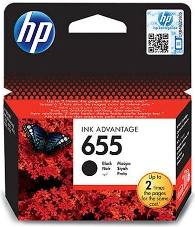 HP 655 originální inkoustová kazeta černá CZ109AE