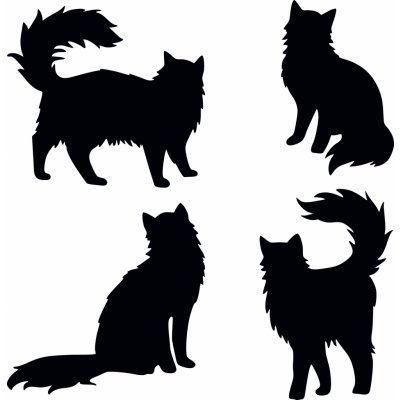 Artemiss Kočky plastová šablona 352 B 14,5x14,5cm – Sleviste.cz