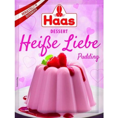 Haas Puding Horké maliny 37g – Zboží Dáma