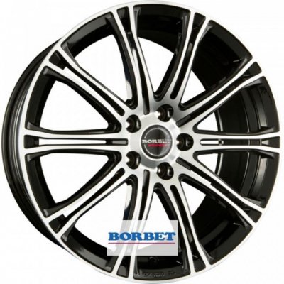 Borbet CW1 7x17 5x108 ET45 black polished – Hledejceny.cz