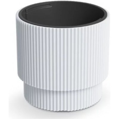 Prosperplast Květináč Milly 375 x 395 mm, kulatý bílá, 375x395 – Zboží Mobilmania