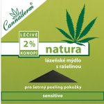 Cannaderm Natura lázeňské mýdlo 80 g – Zboží Dáma