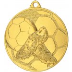 Designová kovová medaile Fotbal Zlatá 5 cm – Hledejceny.cz