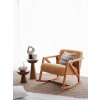 Houpací křeslo Atelier del Sofa wing chair Nini Sallanan žlutá