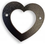 ExpressLaser.cz Srdce nášivka ozdoba na háčkovaný košík Bílá – Sleviste.cz