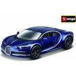 Bburago Plus Bugatti Chiron modrá 1:32 – Zboží Mobilmania