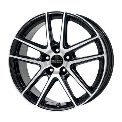 Anzio Split 7x18 5x112 ET43 black polished | Zboží Auto